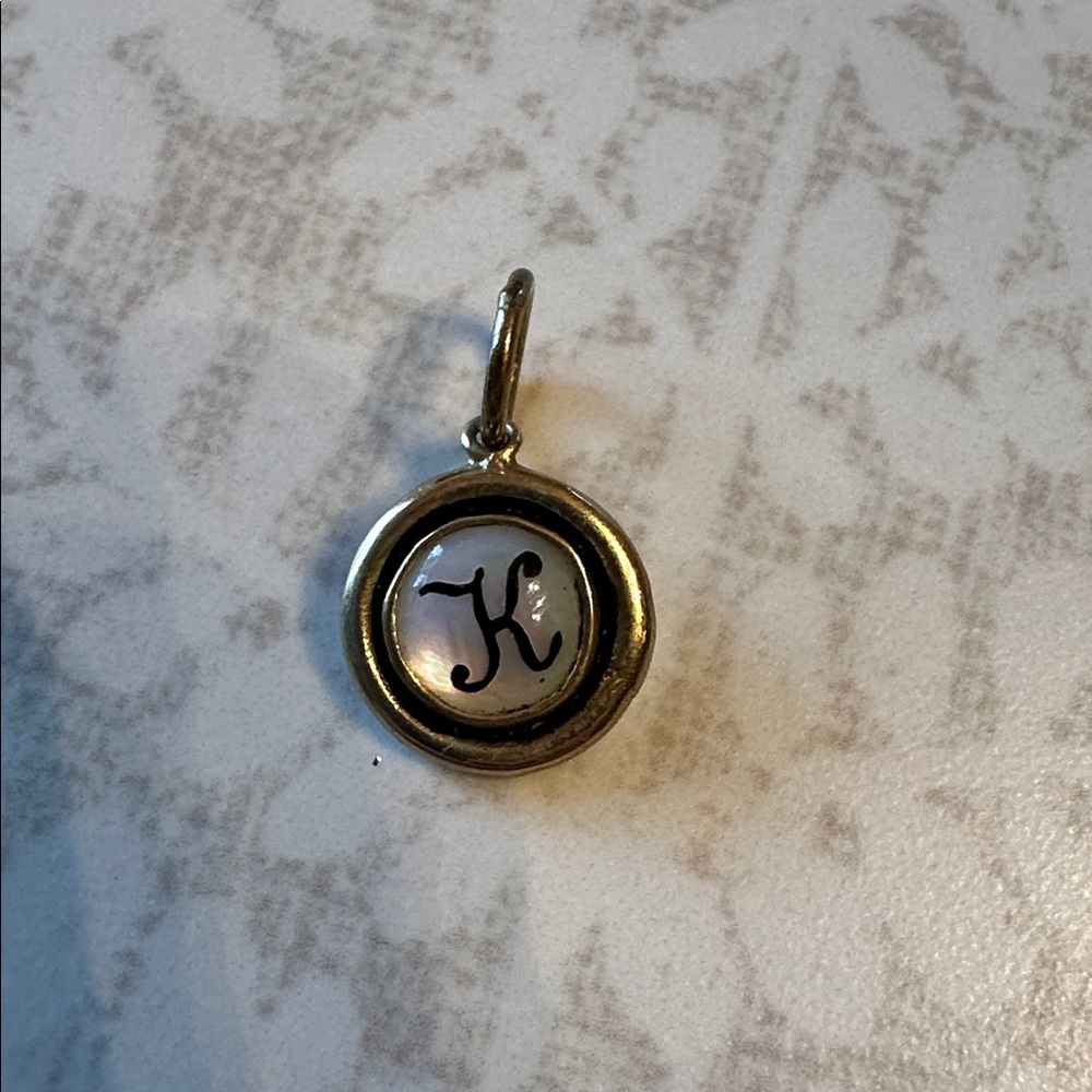 NEW! Grace & Heart Letter K Charm
